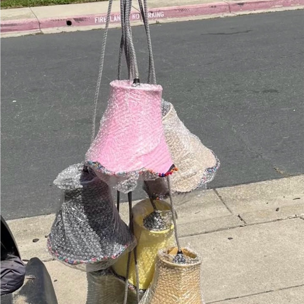 Anthropologie Lampshade Chandelier
